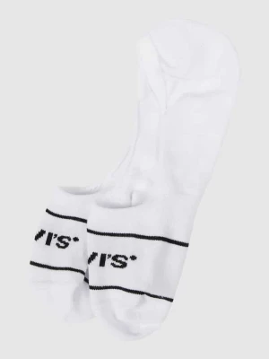 Skarpetki stopki z nadrukiem z logo w zestawie 2 szt. Levi's®