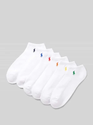 Skarpetki stopki z wyhaftowanym logo w zestawie 6 szt. Polo Ralph Lauren Underwear