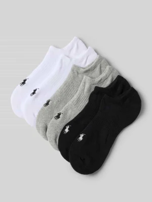 Skarpetki stopki z wyhaftowanym logo w zestawie 6 szt. Polo Ralph Lauren Underwear
