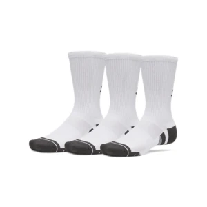 Skarpetki treningowe długie (3-pack) uniseks Under Armour New UA Perf Tech 3pk Crew - białe