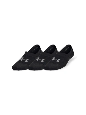 Skarpetki treningowe przed kostkę (3-pack) damskie Under Armour UA Breathe Lite Ultra Low 3p - czarne