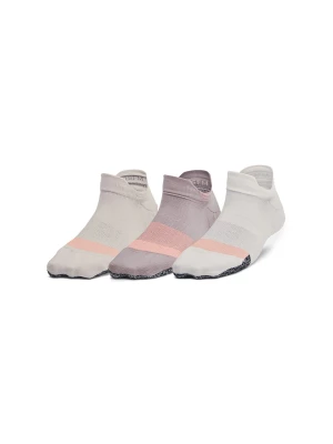 Skarpetki treningowe przed kostkę (3-pack) damskie Under Armour Womens UA Breathe 3pk Ns Tab - multikolor