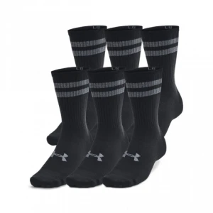 Skarpetki treningowe uniseks (6-pack) Under Armour UA Essential 6pk Crew - czarne