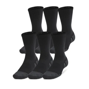Skarpetki treningowe uniseks (6-pack) Under Armour UA Perf Tech 6pk Crew - czarne