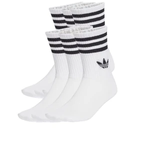 Skarpetki unisex adidas Originals 3-Stripies Crew 6 Pairs JV7410 - białe