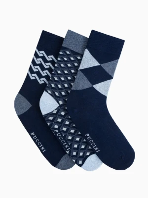 Skarpetki z bawełny egipskiej rozmiar 39-42 3pack Puccini