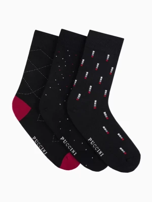 Skarpetki z bawełny egipskiej rozmiar 39-42 3pack Puccini
