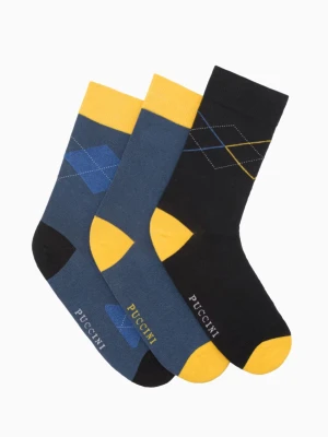  Skarpetki z bawełny egipskiej rozmiar 39-42 3pack Puccini