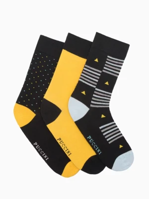 Skarpetki z bawełny egipskiej rozmiar 39-42 3pack Puccini