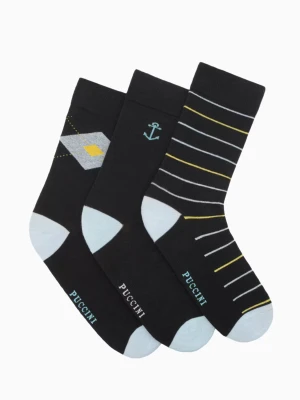  Skarpetki z bawełny egipskiej rozmiar 39-42 3pack Puccini