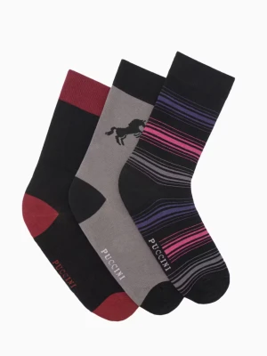 Skarpetki z bawełny egipskiej rozmiar 39-42 3pack Puccini