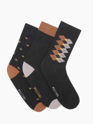 Skarpetki z bawełny egipskiej rozmiar 39-42 3pack Puccini