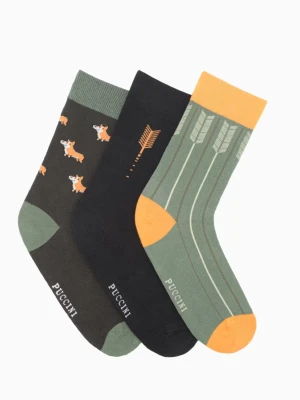 Skarpetki z bawełny egipskiej rozmiar 39-42 3pack Puccini