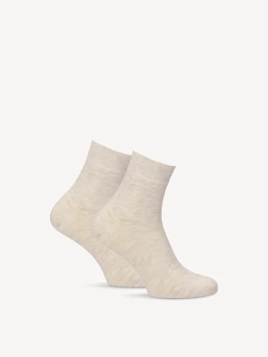 Skarpetki, zestaw 2 par beżowy - TAMARIS