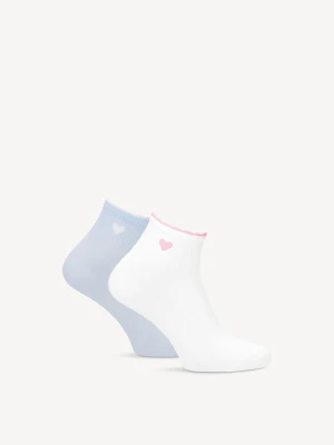 Skarpetki, zestaw 2 par biały - TAMARIS