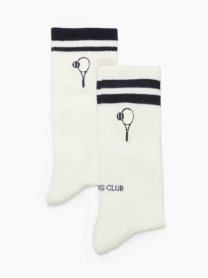 SKARPETY 2-PACK TENNIS CLUB 020 ECRU Recman