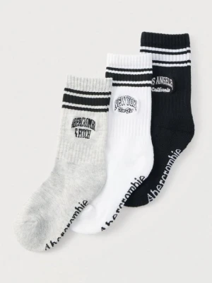Skarpety Abercrombie & Fitch biały