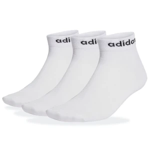 Skarpety adidas Sportswear Think Linear Ankle Socks 3 Pairs HT3451 - białe