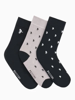 Skarpety bezszwowe z bawełny egipskiej rozmiar 39-42 3pack  Puccini