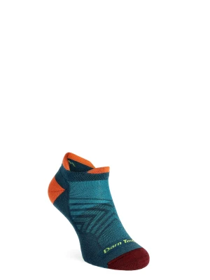 Skarpety biegowe Darn Tough Run No Show Tab Ultra-Lightweight with Cushion - dark teal