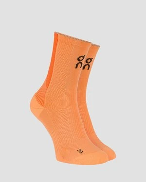Skarpety Biegowe On Running Performance Run Sock High Pomarańczowe