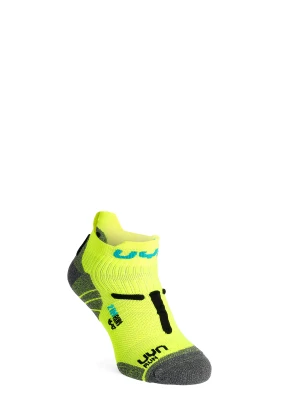 Skarpety biegowe UYN Run 2in Socks - yellow fluo/black