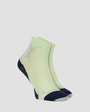 Skarpety biegowe X-Socks Run Discover Ankle limonkowo-czarne