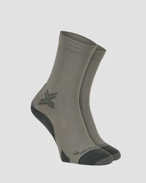 Skarpety Biegowe X-socks Run Discover Crew Czarno-szare
