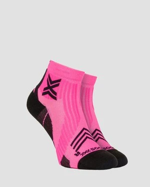 Skarpety biegowe X-Socks Run Expert Ankle różowo-czarne