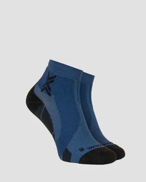 Skarpety biegowe X-Socks Run Perform Ankle granatowo-czarne