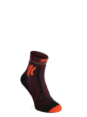 Skarpety biegowe X-Socks Trail Run Energy 4.0 - namib red/trick orange