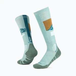 Skarpety BUFF Merino Heavyweight Over The Calf sea green