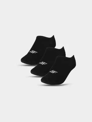 Skarpety casual stopki (3-pack) damskie - czarne 4F