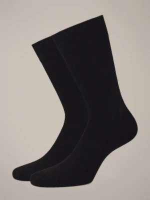 Skarpety Ciemnobrązowe Gładkie Lancerto