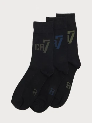 Skarpety CR7 Cristiano Ronaldo metaliczna czerń