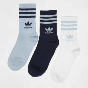 adidas Originals Skarpety Crew adicolor (3 Pack) uniseks niebieski rozmiar Odzież