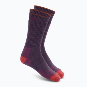 Skarpety damskie Darn Tough Hiker plum heather Fioletowy