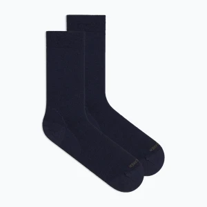 Skarpety damskie Icebreaker Lifestyle Fine Gauge Crew midnight navy/dark loden Granatowy