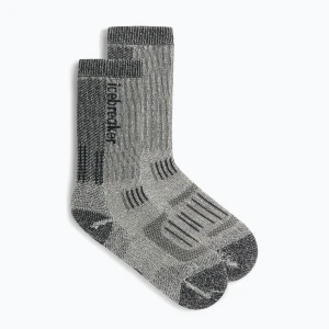 Skarpety damskie Icebreaker Merino Hike+ Mountaineer Mid Calf jet heather / black Szary