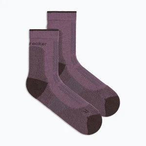 Skarpety damskie Icebreaker Merino Hike+ Ultralight Quarter grey plum/bittersweet