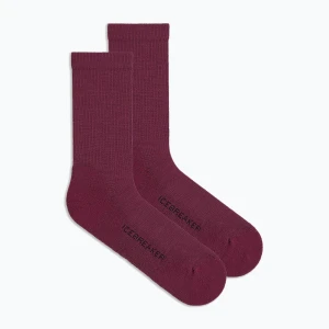 Skarpety damskie Icebreaker Merino Lifestyle Light Crew dark berry Granatowy