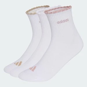 Skarpety damskie quarter Sock 3 Pair Pack Adidas biały