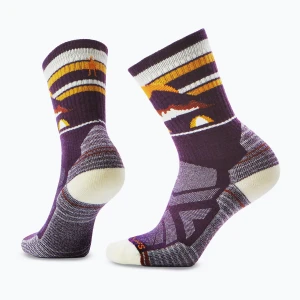 Skarpety damskie Smartwool Hike Light Cushion New Pattern Crew prple ris