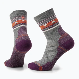 Skarpety damskie Smartwool Hike Light Cushion Zig Zag Valley Mid Crew ash/charcoal