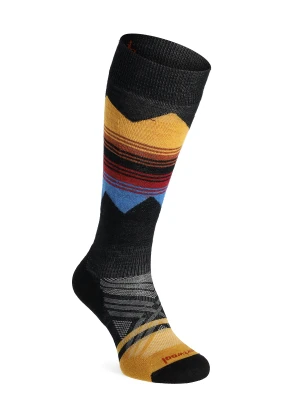 Skarpety damskie Smartwool Ski TC Pattern OTC Socks - honey gold