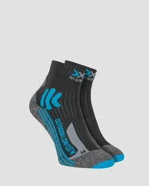 Skarpety damskie trekkingowe X-Socks Trek Outdoor Low Cut szaro-niebieskie