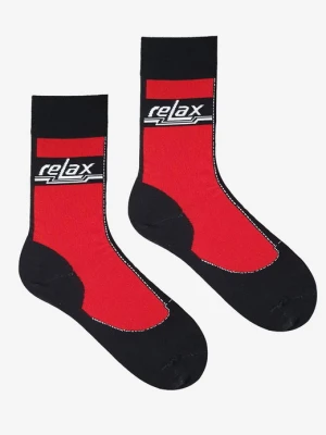 Skarpety damsko/męskie z kultowym powiedzeniem RELAX powrót klasyki w stylu PRL MARILYN