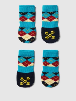 Skarpety dla psa z wypustkami i wzorem model ‘Argyle Dog Sock’ Happy Socks