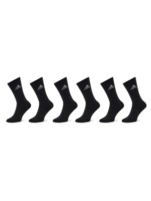 Skarpety długie adidas Cushioned Sportswear Crew Socks 6 Pairs IC1316 Czarny