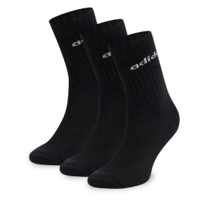Skarpety długie adidas IC1301 3-PACK Czarny
